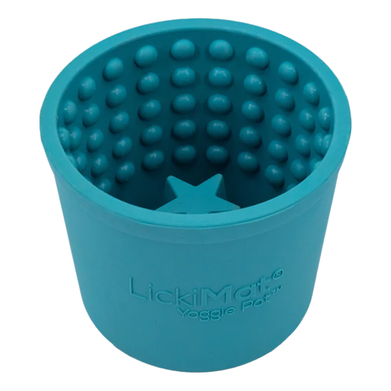 Afbeelding van LickiMat Yoggie Pot Turquoise